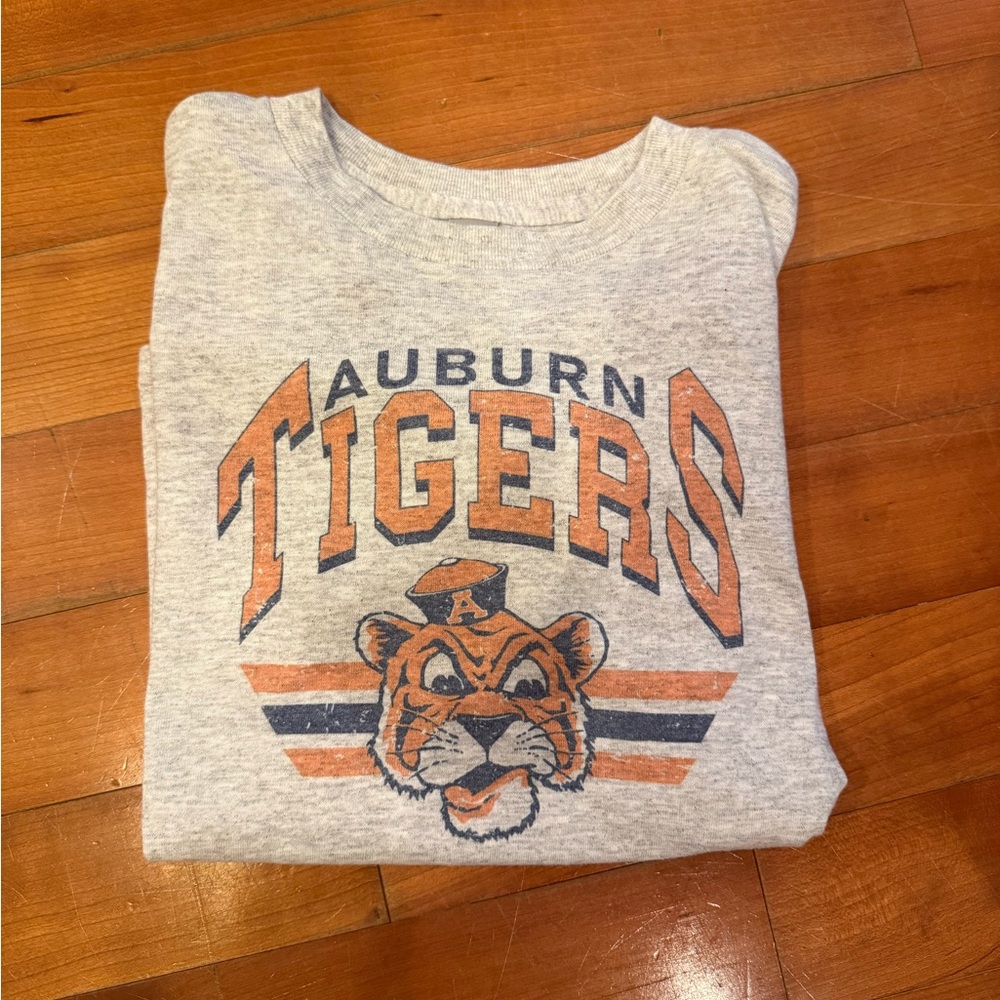 Gildan Auburn Tigers Kids Gray T-Shirt youth medium